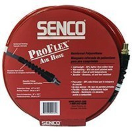 SENCO SENCO PC0977 Air Hose, 1/4 in OD, MPT, Polyurethane PC0977